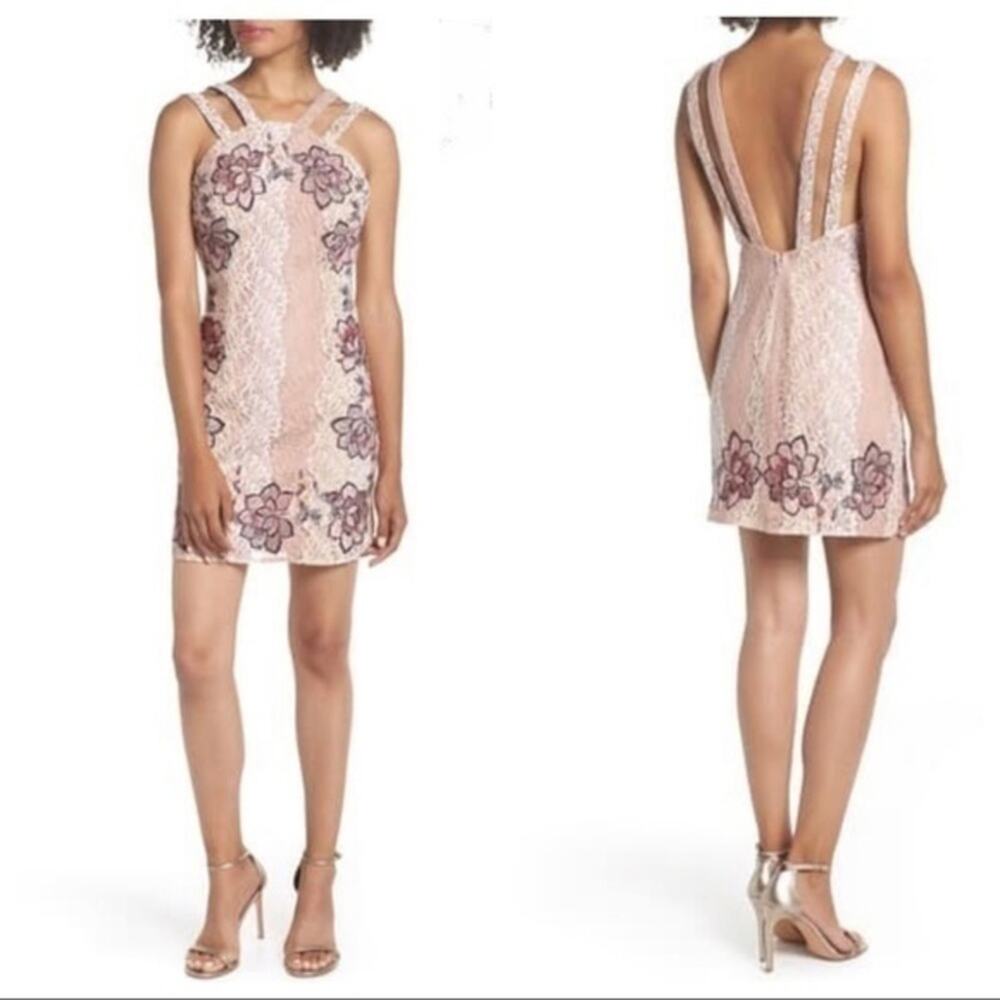 Foxiedox Georgina Applique Sheath Dress Size 12